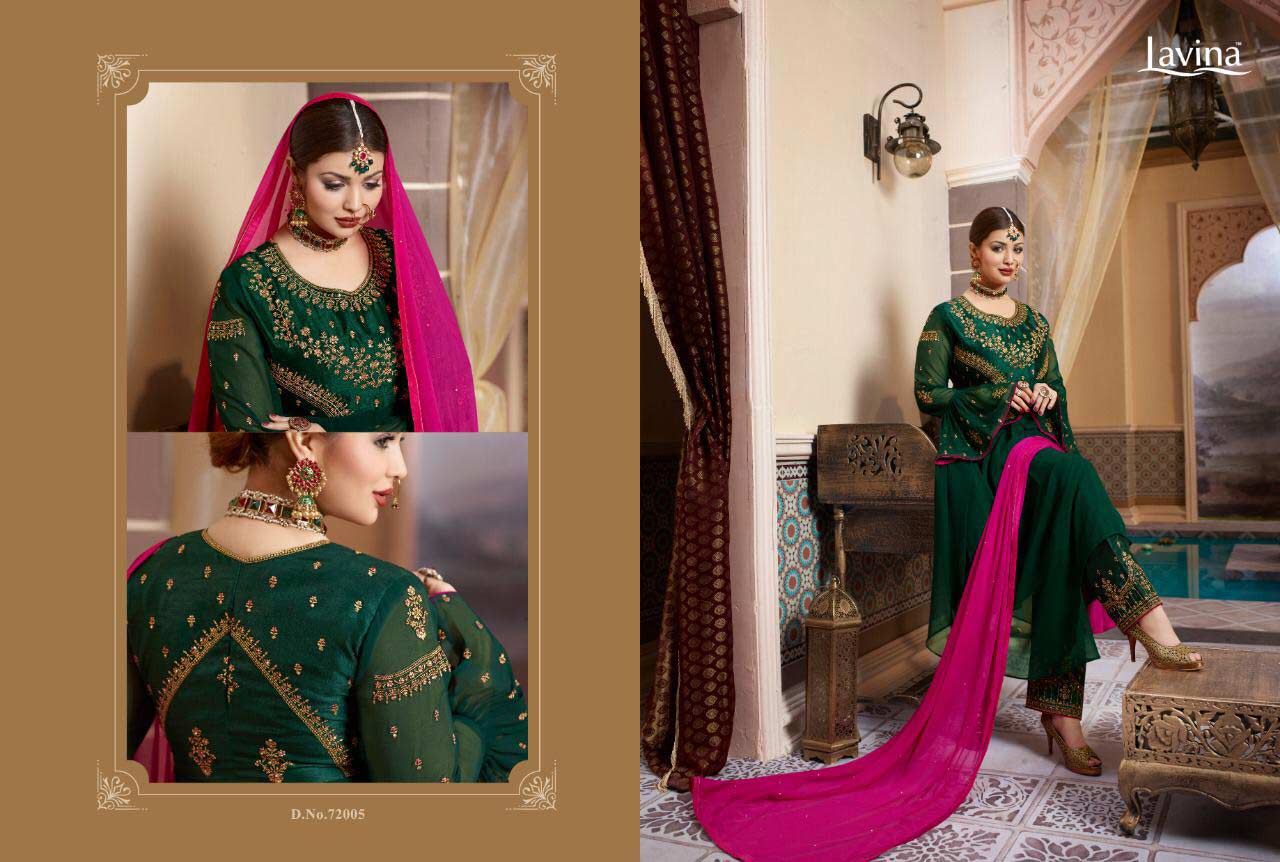 Lavina Vol 72 Motif Georgette Embroidery Salwar Suit Lavina Vol 72 Motif Georgette Embroidery Salwar Suit